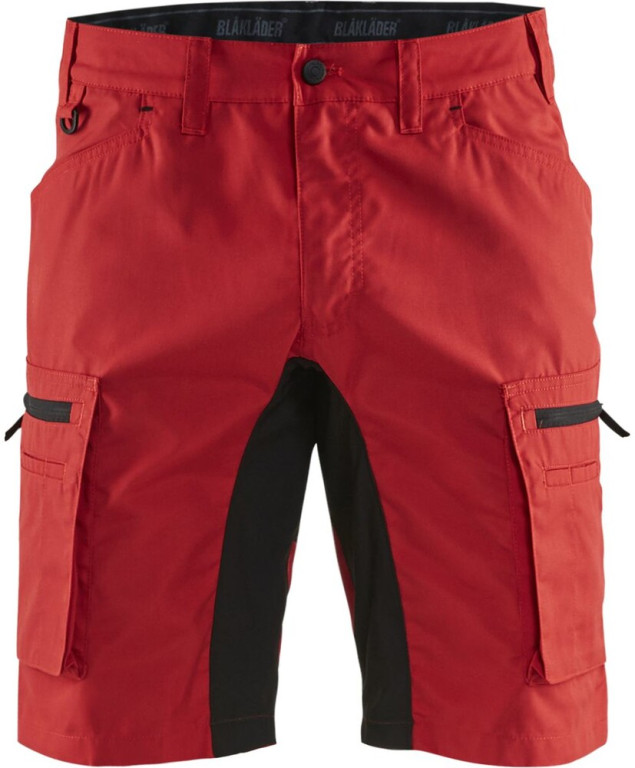 Blåkläder Shortsit 1449 Stretch punainen/musta